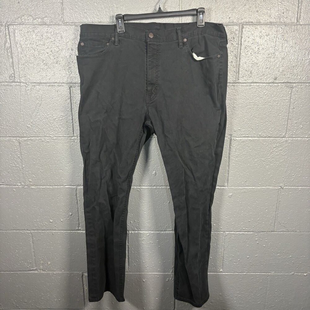 Levi's 541 Jeans Mens 40x32 Black Athletic Taper Stretch Denim Casual Pants